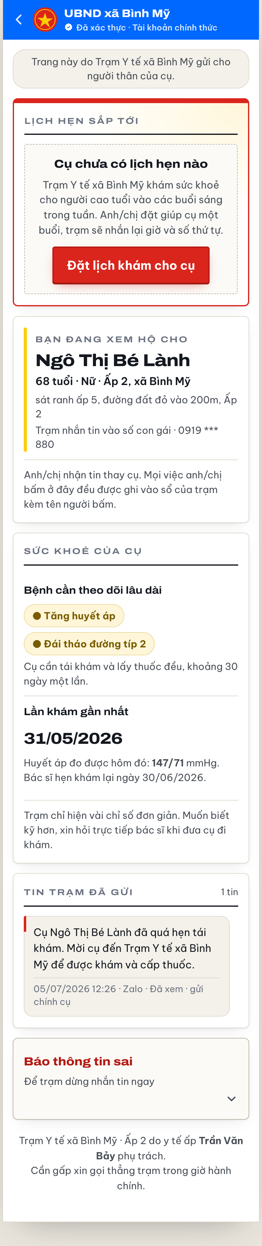 Trang Zalo cho người dân, chữ to, lời lẽ dễ hiểu